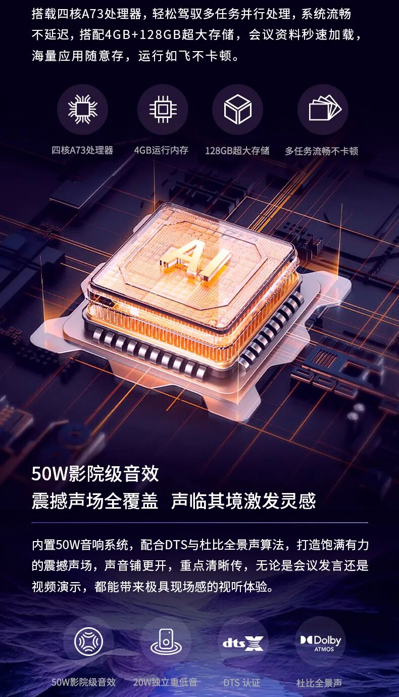新品上市｜海信无线会议C位屏100XP3E-PRO