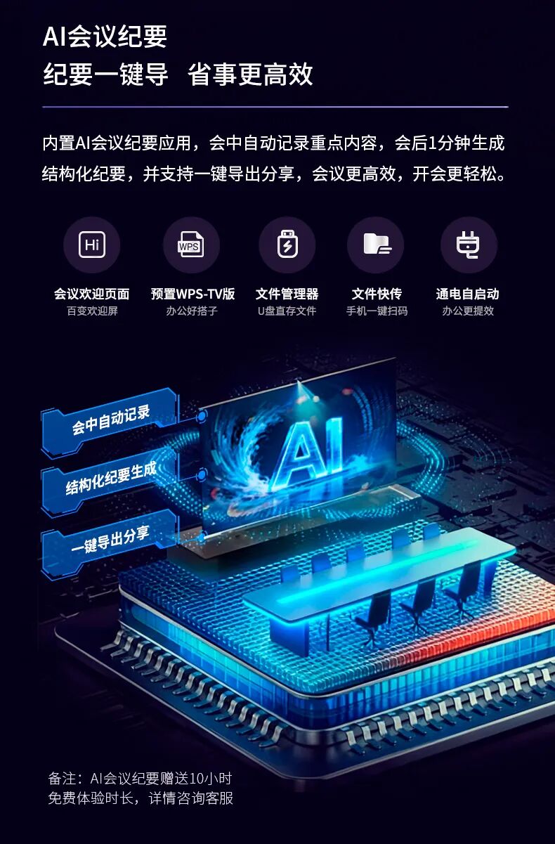 新品上市｜海信无线会议C位屏100XP3E-PRO