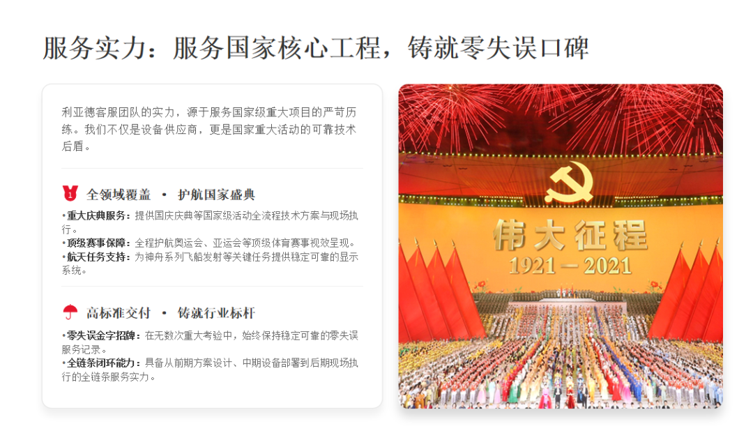 国家级标准立信,服务生态致远!深入解读利亚德服务体系 国家级标准立信,服务生态致远!深入解读利亚德服务体系